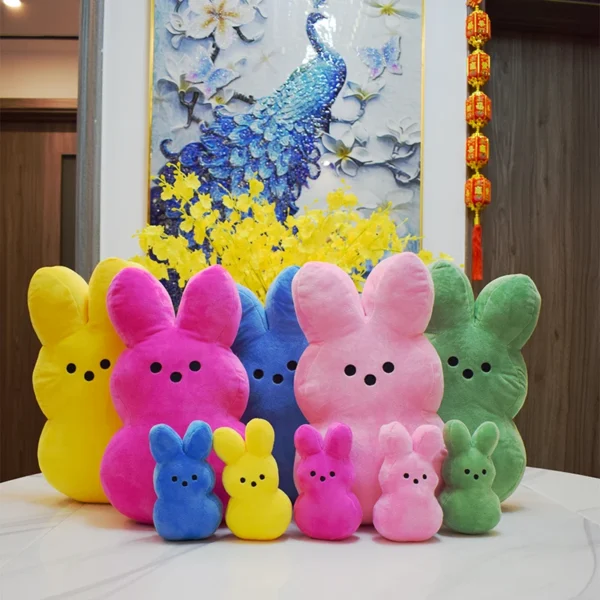 38cm 15cm peeps plush bunny rabbit peep Easter Toys Simulation Stuffed Animal Doll for Kids Children Soft Pillow Gifts girl toy - Image 3