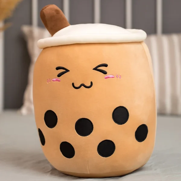 1pc Boba Plush Toy Soft Stuffed Ice Cream Surface Soft Drink Fruit Taste Milk Cup Plushie Doll Toys For Kids Birthday Gift - Image 19