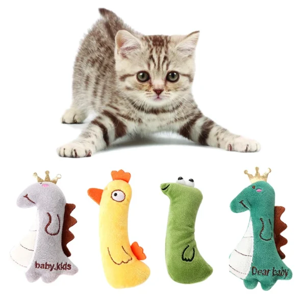 Cat Toy Catnip Interactive Plush Stuffed Chew Pet Toys Claw Funny Cat Mint Soft Teeth Cleaning Toy For Cat Kitten Pet Products - Image 2