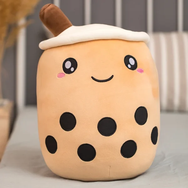 1pc Boba Plush Toy Soft Stuffed Ice Cream Surface Soft Drink Fruit Taste Milk Cup Plushie Doll Toys For Kids Birthday Gift - Image 20