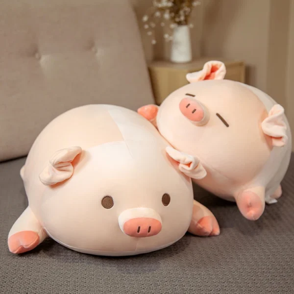 1pc 40/50cm Squishy Pig Stuffed Doll Lying Plush Piggy Toy Animal Soft Plushie Pillow for Kids Baby Comforting Birthday Gift - Image 6