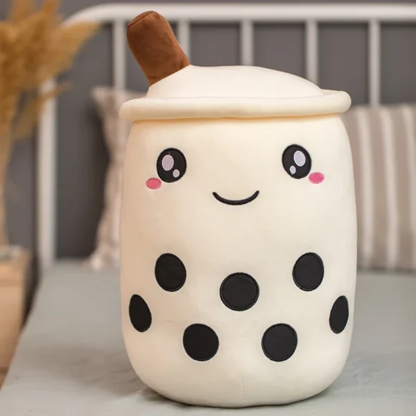 1pc Boba Plush Toy Soft Stuffed Ice Cream Surface Soft Drink Fruit Taste Milk Cup Plushie Doll Toys For Kids Birthday Gift - Image 21