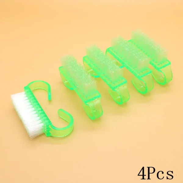 2/4/10Pcs Handle Grip Acrylic Nail Brush Cleaning Dust Fingernail Scrub Makeup Brushes For Manicure Nails Accessories And Tools - Image 14