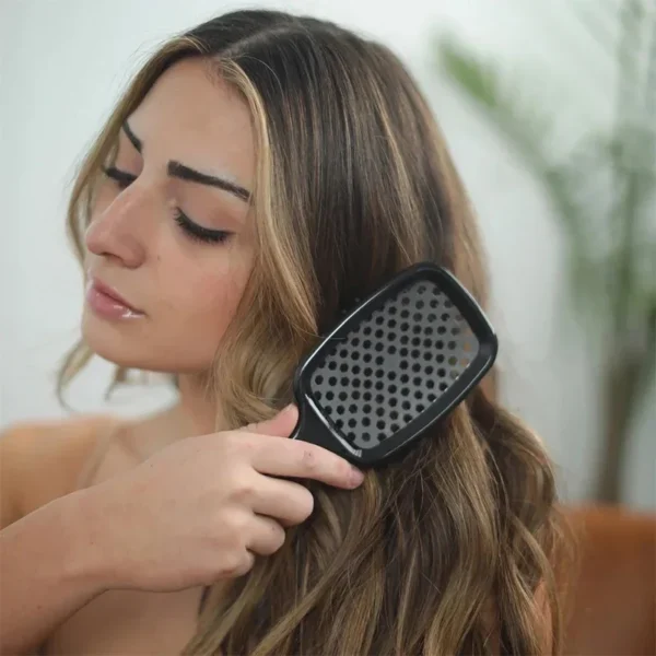 Original Fhi Heat Unbrush Hair Hollow Comb Ventilation Massage Comb Hollowing Out Hairbrush Untangle Unknot Undo Hair Care - Image 4