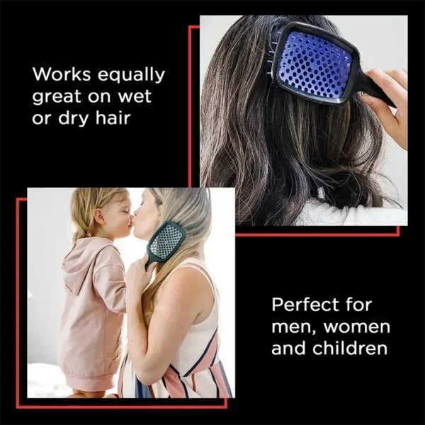 Original Fhi Heat Unbrush Hair Hollow Comb Ventilation Massage Comb Hollowing Out Hairbrush Untangle Unknot Undo Hair Care - Image 6