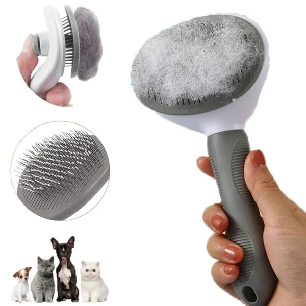 Pet Hair Remover Dog Brush Cat Comb Animal Grooming Tools Dogs Accessories Cats Supplies Stainless Steel Beauty Massage Combs