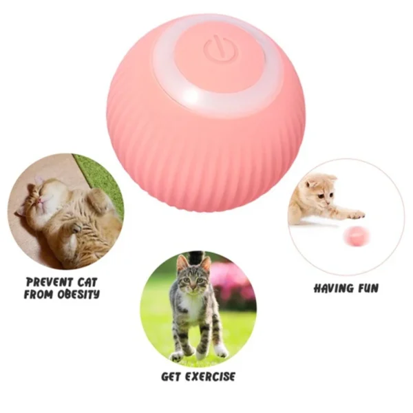 Smart Cat Toys Automatic Rolling Ball Electric Cat Toys Interactive For Cats Training Self-moving Kitten Toys Pet Accessories - Image 5