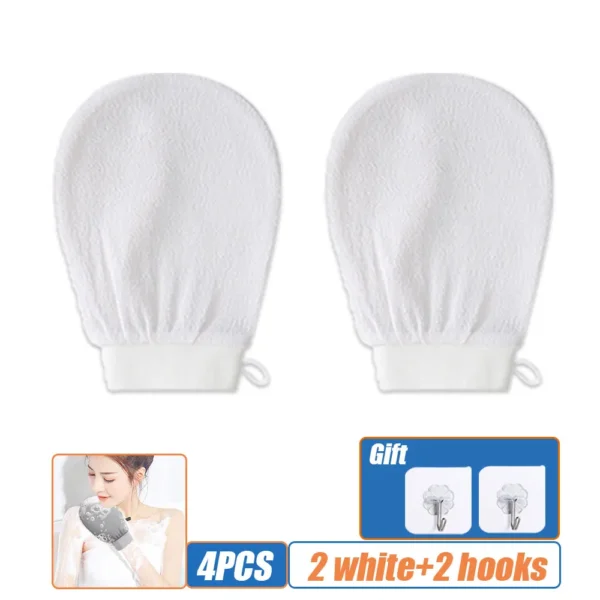 Scrub Exfoliating Gloves Back Scrub Dead Skin Facial Massage Gloves Durable Multi Color Body Deep Cleansing Towels For Shower - Image 26