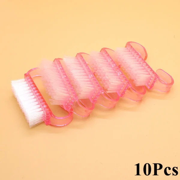 2/4/10Pcs Handle Grip Acrylic Nail Brush Cleaning Dust Fingernail Scrub Makeup Brushes For Manicure Nails Accessories And Tools - Image 10