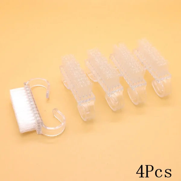 2/4/10Pcs Handle Grip Acrylic Nail Brush Cleaning Dust Fingernail Scrub Makeup Brushes For Manicure Nails Accessories And Tools - Image 17