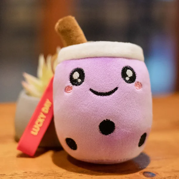 1pc Boba Plush Toy Soft Stuffed Ice Cream Surface Soft Drink Fruit Taste Milk Cup Plushie Doll Toys For Kids Birthday Gift - Image 28