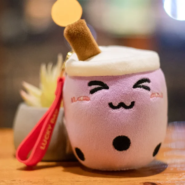 1pc Boba Plush Toy Soft Stuffed Ice Cream Surface Soft Drink Fruit Taste Milk Cup Plushie Doll Toys For Kids Birthday Gift - Image 14