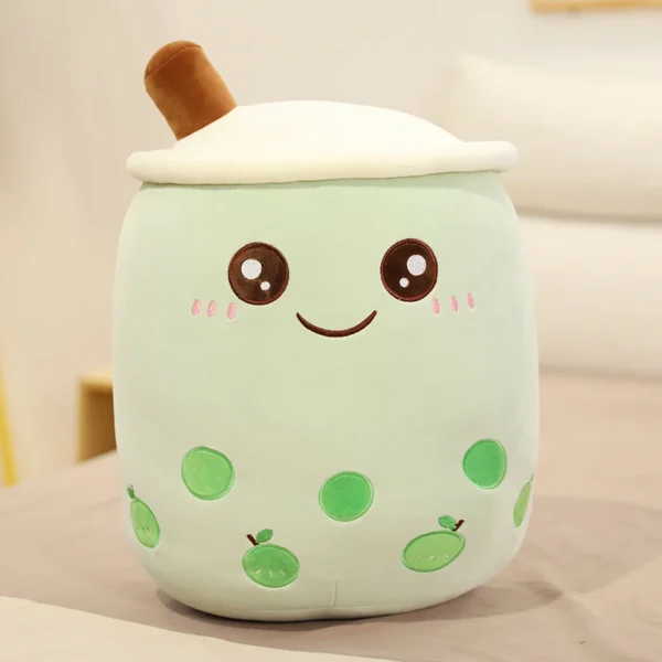 1pc Boba Plush Toy Soft Stuffed Ice Cream Surface Soft Drink Fruit Taste Milk Cup Plushie Doll Toys For Kids Birthday Gift - Image 7