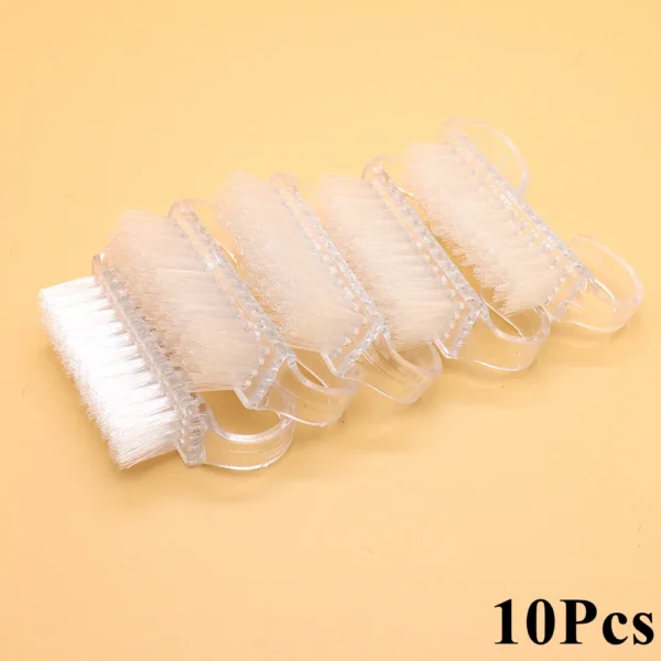 2/4/10Pcs Handle Grip Acrylic Nail Brush Cleaning Dust Fingernail Scrub Makeup Brushes For Manicure Nails Accessories And Tools - Image 11