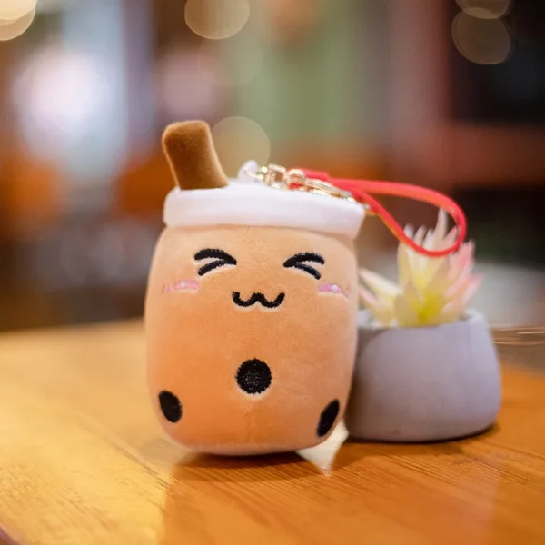 1pc Boba Plush Toy Soft Stuffed Ice Cream Surface Soft Drink Fruit Taste Milk Cup Plushie Doll Toys For Kids Birthday Gift - Image 15