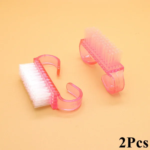 2/4/10Pcs Handle Grip Acrylic Nail Brush Cleaning Dust Fingernail Scrub Makeup Brushes For Manicure Nails Accessories And Tools - Image 13