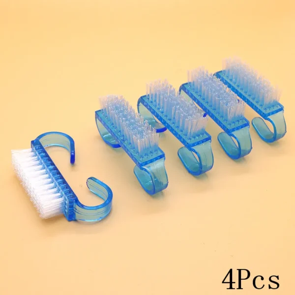 2/4/10Pcs Handle Grip Acrylic Nail Brush Cleaning Dust Fingernail Scrub Makeup Brushes For Manicure Nails Accessories And Tools - Image 15