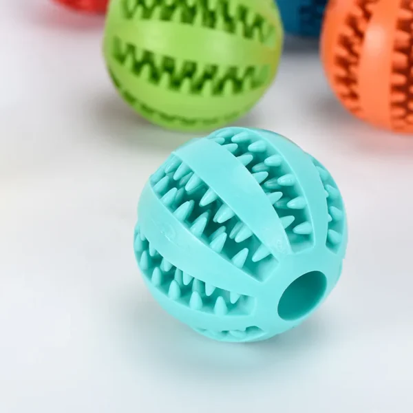 Pet Dog Toy Interactive Rubber Balls Pet Dog Cat Puppy Chew Toys Ball Teeth Chew Toys Tooth Cleaning Balls Food - Image 6