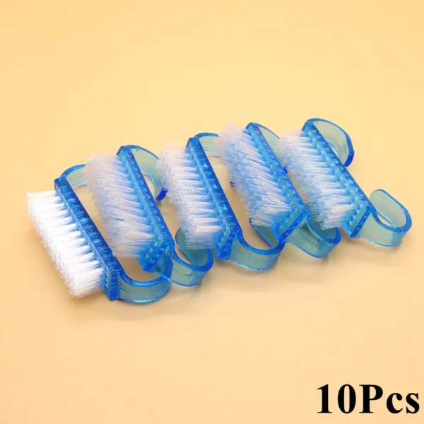 2/4/10Pcs Handle Grip Acrylic Nail Brush Cleaning Dust Fingernail Scrub Makeup Brushes For Manicure Nails Accessories And Tools - Image 9