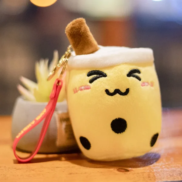 1pc Boba Plush Toy Soft Stuffed Ice Cream Surface Soft Drink Fruit Taste Milk Cup Plushie Doll Toys For Kids Birthday Gift - Image 30