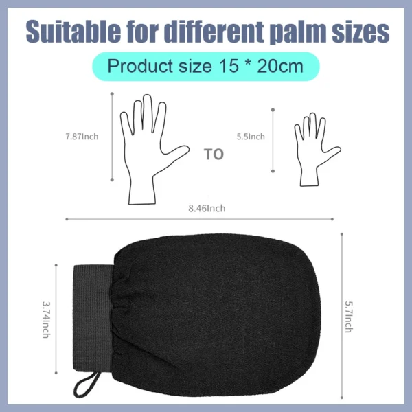 Scrub Exfoliating Gloves Back Scrub Dead Skin Facial Massage Gloves Durable Multi Color Body Deep Cleansing Towels For Shower - Image 6