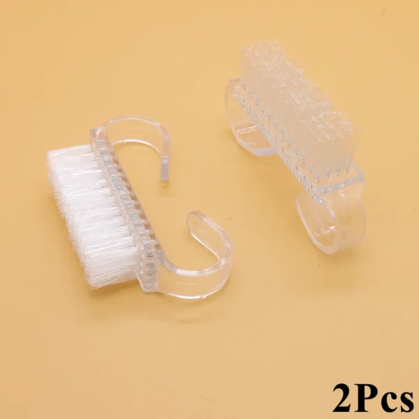 2/4/10Pcs Handle Grip Acrylic Nail Brush Cleaning Dust Fingernail Scrub Makeup Brushes For Manicure Nails Accessories And Tools - Image 21